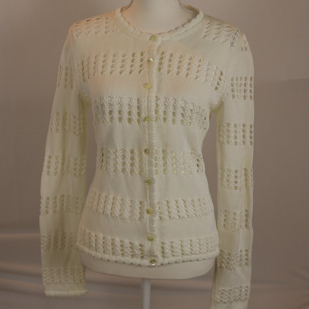Dolce & Gabbana Crochet Cardigan Sweater